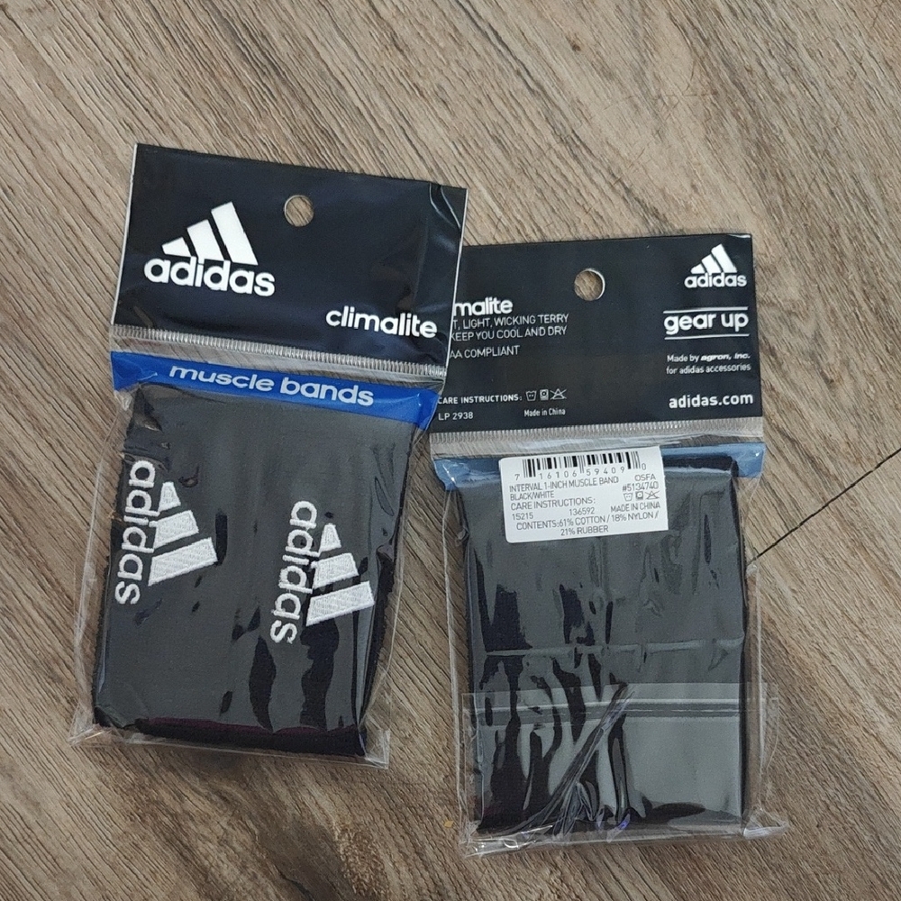 Adidas Black Climalite Muscle Bands